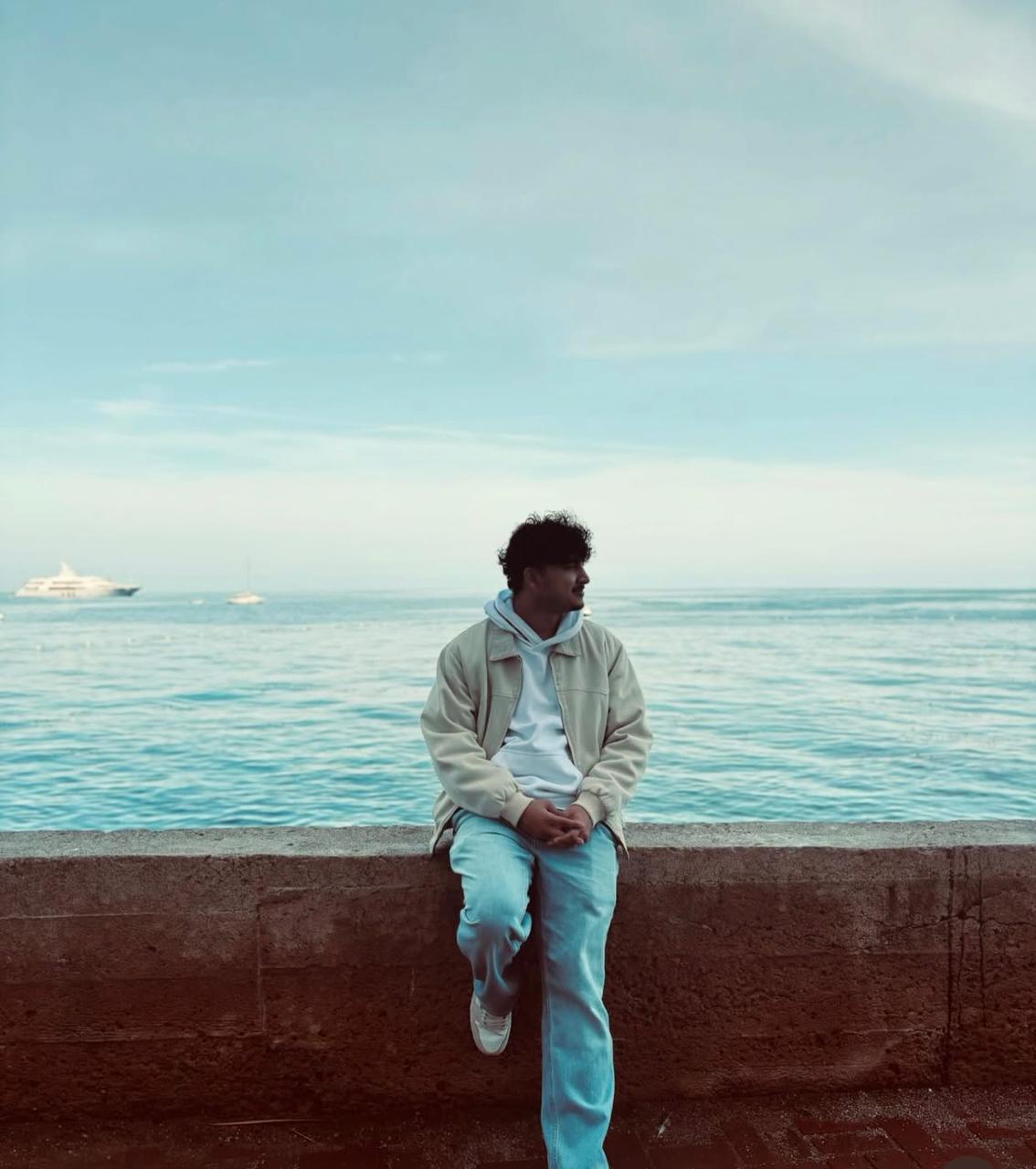 Sudip during a traditional ceremony